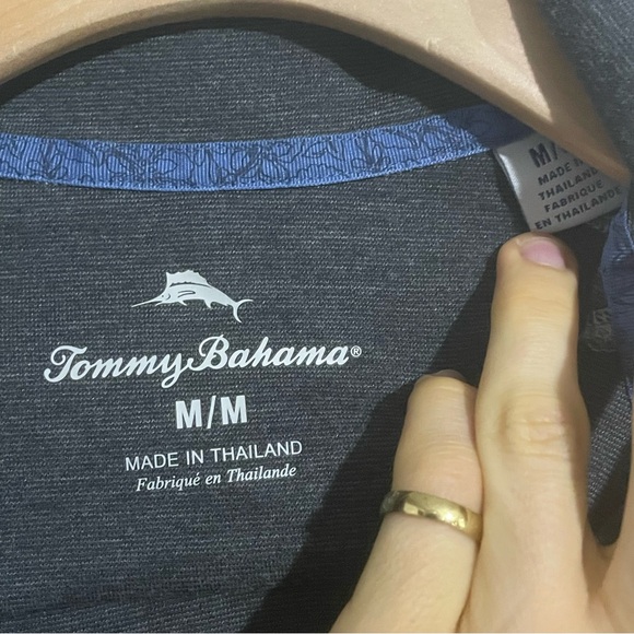 Tommy Bahama 1/4 Zip Shirt Mens Medium NFL CONSUMER PRODUCTS SUMMIT ATLANTA 2018 - Picture 2 of 8